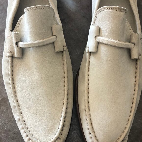 Bruno Magli Beige Suede Loafer Brand New in original Dust Bags - Picture 3 of 10